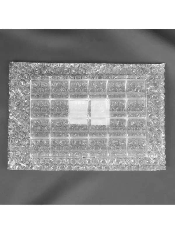 Органайзер для ниток, на 48 шпулек, 18&times;11.5&times;2.5 см, прозрачный