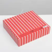 Коробка подарочная новогодняя складная &laquo;Happy NY&raquo;, 20 х 18 х 5 см, Новый год