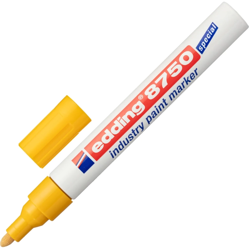 Маркер для промышленной графики EDDING E-8750/5 желтый 2-4мм