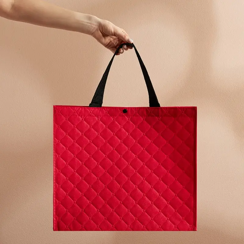 VETTA Сумка хозяйственная трехслойная, 34х40х12,5см, 17л, до 10кг, полиэстер, красная