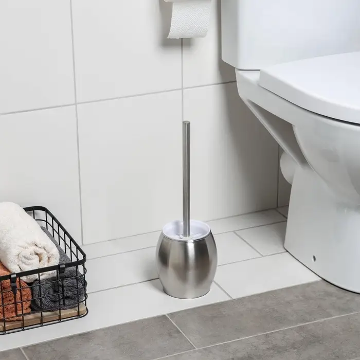 Ёршик для унитаза с подставкой St&ouml;lz, 12&times;12&times;37 см, нержавеющая сталь