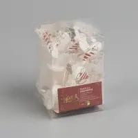 Гирлянда &laquo;Нить&raquo; 2 м, роса с насадками &laquo;Дед Мороз&raquo;, IP20, серебристая нить, 20 LED, 2 режима, от батареек АА&times;2, свечение мульти