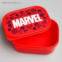Ланч-бокс детский прямоугольный, 500 мл &laquo;Марвел&raquo;, Мстители