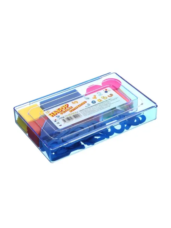 Касса цифр и счетных материалов &laquo;Учись считать&raquo;, 132 элемента, пластик, МИКС