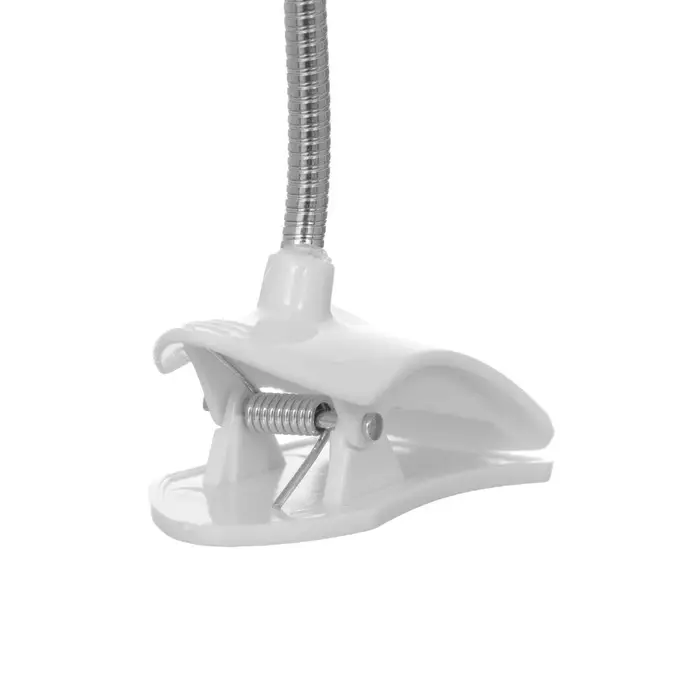 Лампа на прищепке LED "Прожектор" для чтения, от батареек МИКС 14х4х3,8 см RISALUX