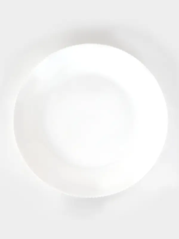 Тарелка обеденная &laquo;Лунный свет&raquo;, d=24.8 см, стеклокерамика, белая