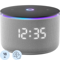 Умная колонка Яндекс Станция Мини 3 Про, Zigbee, серый (YNDX-00059GRY)