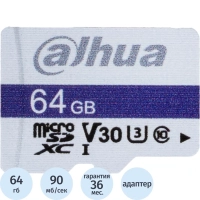 Карта памяти Dahua MicroSD 64 ГБ DHI-TF-C100A/64GB
