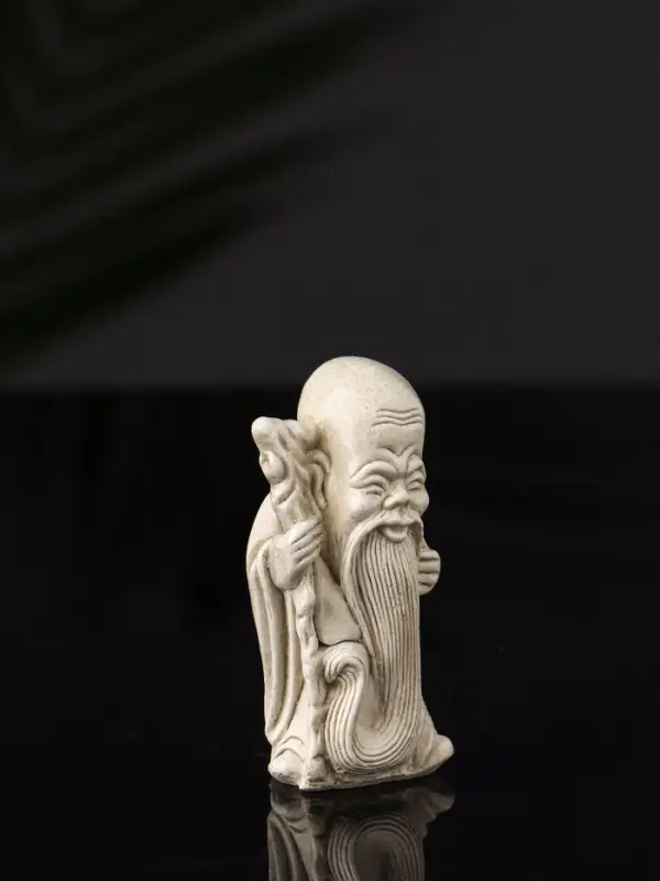 Фигурки декоративные «Нэцкэ», набор 5 шт., 20×10×7 см, бежевая Фигурки декоративные «Нэцкэ», набор 5 шт., 20×10×7 см, бежевая