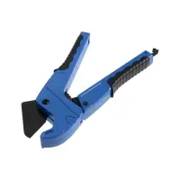 Ножницы для резки труб ТУНДРА по пластику, полуавтомат, усиленные, удлиненные, 2К, до 42 мм