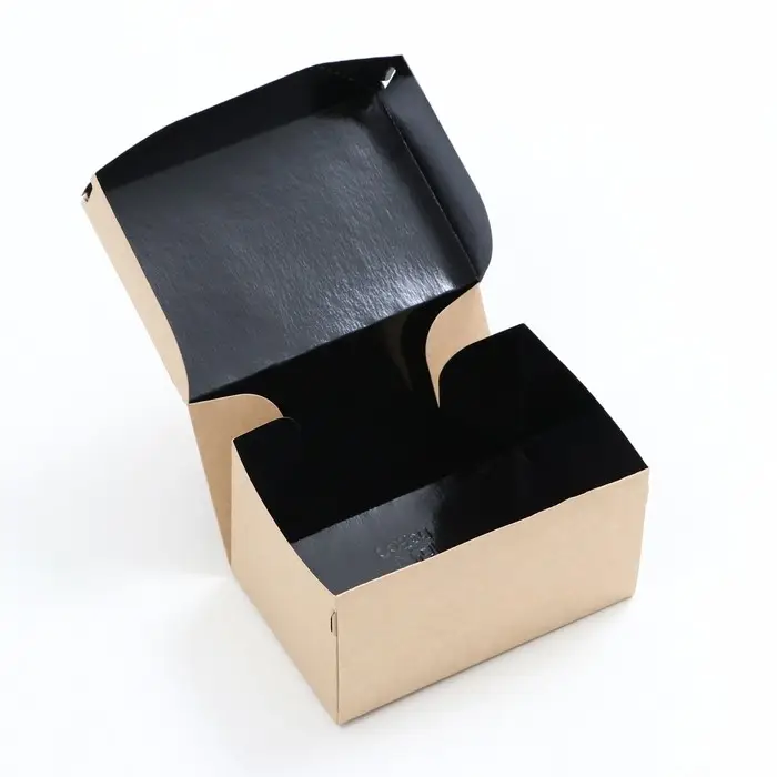 Упаковка для продуктов, с черной ламинацией, 15 x 10 x 8,5 см