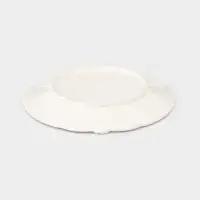 Тарелка Crown, d=15 см, фарфор, белая