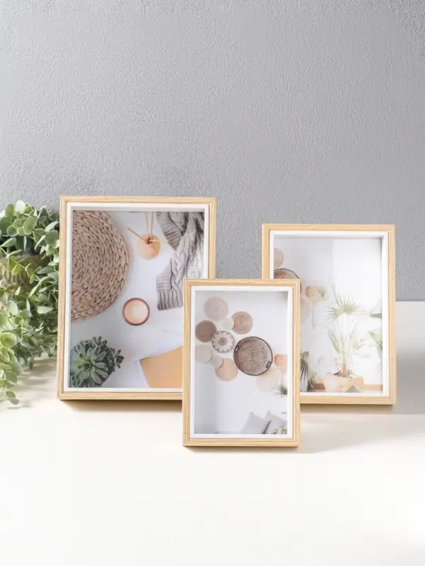 Набор фоторамок 3 шт 10х15, 13х18, 15х20 см "Бук" 2,5х11,5х16,5 2,5х14х19 2,5х16,5х21,5 см   1095517