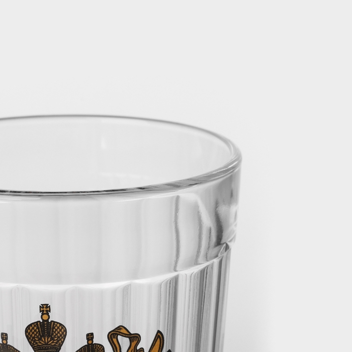 Стакан гранёный «Герб России», 250 мл Стакан гранёный «Герб России», 250 мл