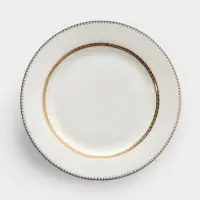 Тарелки WY Grace, d=20.5 см, набор 2 шт., фарфор, белые