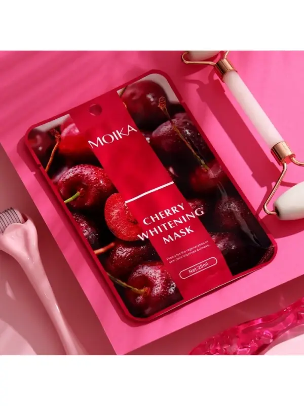 Маска тканевая увлажняющая для лица с экстрактом вишни Маска тканевая увлажняющая для лица с экстрактом вишни