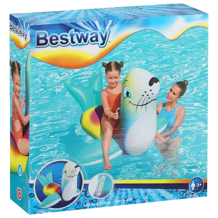 Игрушка надувная «Тюлень», 157 х 114 см, 41479 Игрушка надувная «Тюлень», 157 х 114 см, 41479