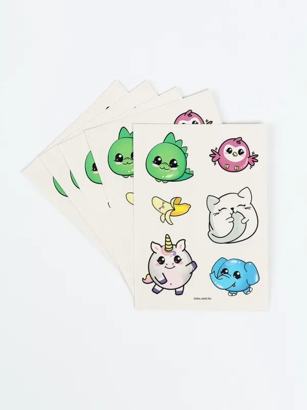 Наклейки &laquo;Милашки&raquo;, 8&times;11 см