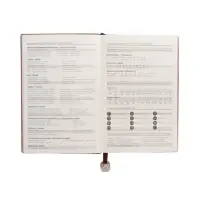 Ежедневник недатированный формат А5, 80л, линия, с ручкой, подар коробка, Коричневый