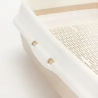 Лоток для кошек малый ALTA, 42&times;31&times;14.5, с бортиком и сеткой, на высоких ножках