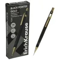 Карандаш механический 0.5 мм ErichKrause Black Pointer Gold HB