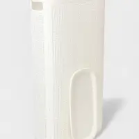 Плетёная корзина для белья с крышкой "Лён" 60л 43×20×80см, цвет белый Плетёная корзина для белья с крышкой "Лён" 60л 43×20×80см, цвет белый