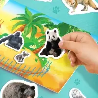 250 наклеек &laquo;Зоопарк&raquo;, 8 стр.