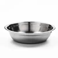 Миска металлическая эконом, 1.2 л, 23&times;6 см