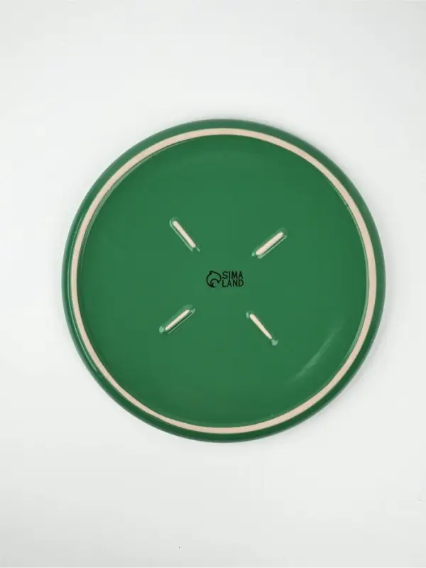 Блюдо новогоднее &laquo;Зимний лес&raquo;, d=27.3 см, ручная работа