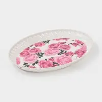 Поднос овальный Доляна &laquo;Пастораль&raquo;, 39&times;29&times;3.5 см, цвет МИКС