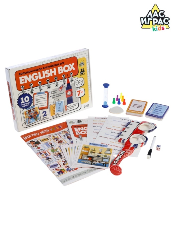 Большой набор английских игр Большой набор английских игр "English box"