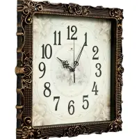 Часы настенные интерьерные &laquo;Барака&raquo;, бесшумные, плавный ход, 38&times;38 см, бронзовые