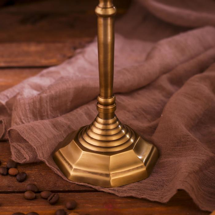 Подсвечник латунь на 3 свечки "Мечта" 8,5х21х24,5 см