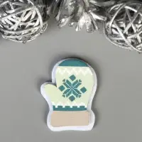 Декор для творчества дерево, войлок "Варежки" набор 6 шт 4х3,2 см Декор для творчества дерево, войлок "Варежки" набор 6 шт 4х3,2 см