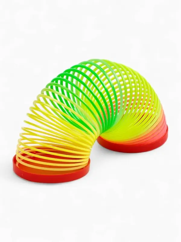 Funny toys Пружинка радуга "Новый год", цвета МИКС, d.-5см