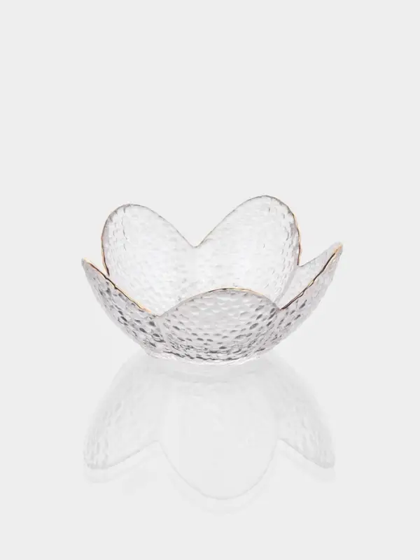 Салатник фигурный &laquo;Цветок&raquo;, 150 мл, 12&times;5 см, стекло