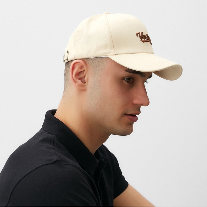 Кепка MINAKU "Vintage", цвет бежевый, размер 56-58