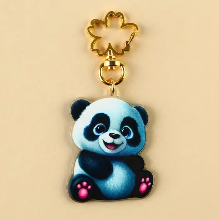 Брелок для ключей акриловый «Панда», 4,1 х 5,4 см Брелок для ключей акриловый «Панда», 4,1 х 5,4 см