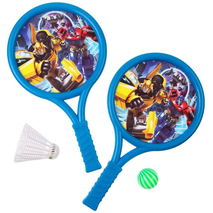 Набор игровой, ракетки, воланчик и мячик, Транформеры Набор игровой, ракетки, воланчик и мячик, Транформеры