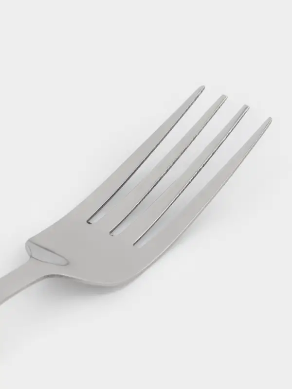 Вилка столовая Доляна Gleen, h=21 см, толщина 1.2 мм, нержавеющая сталь, серебристая