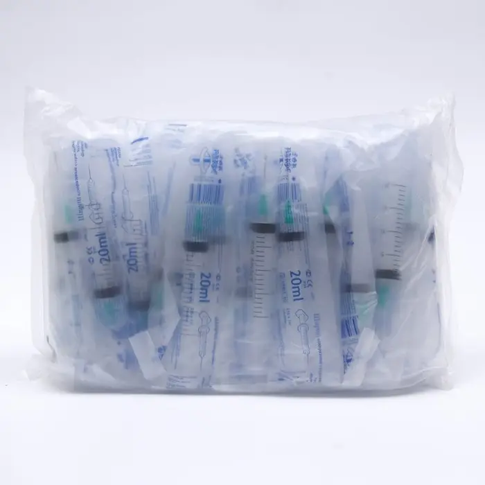 Шприц 20,0 мл Китай (3-х комп) с иглой 21G Бейджинг