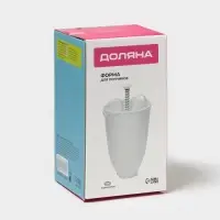 Форма для пончиков Доляна, 10&times;19 см, белая