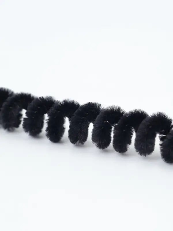 Синельная проволока, набор 100 шт, черная, 30 см