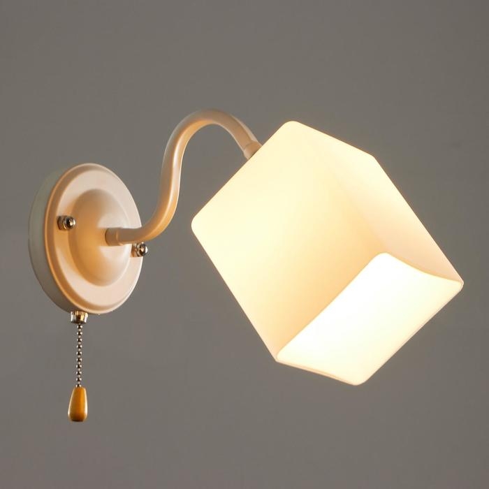 Бра Изгиб 1х40Вт Е27 белый 27,5х11х18,5см