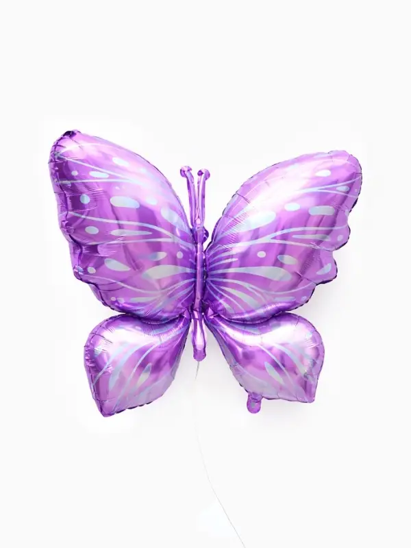 Воздушные шары фольгированные, &laquo;Разноцветные бабочки&raquo;, набор  3 шт