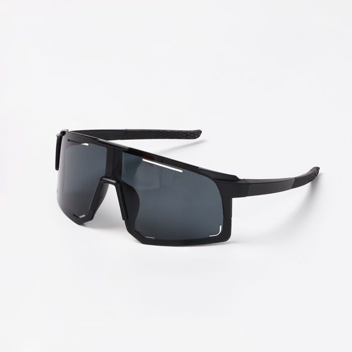 Очки солнечные спортивные велосипедные, uv 400, 15 х 12.3 см, черные Очки солнечные спортивные велосипедные, uv 400, 15 х 12.3 см, черные