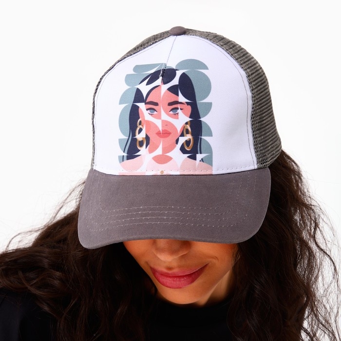 Кепка с сеткой Girl, р-р 56