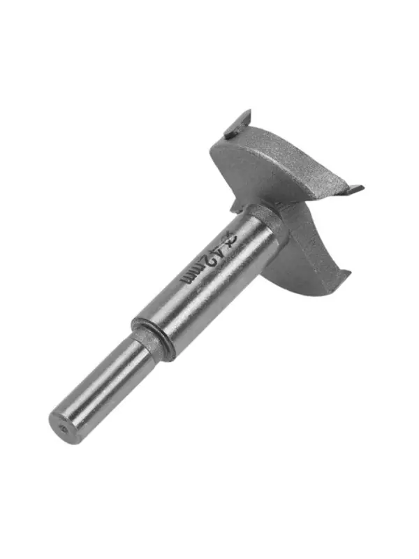 Сверло Форстнера ТУНДРА, твердосплавные пластины, цилиндрический хвостовик, 42 мм Сверло Форстнера ТУНДРА, твердосплавные пластины, цилиндрический хвостовик, 42 мм