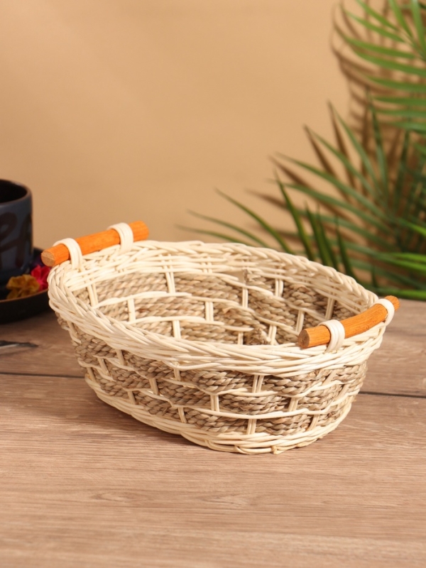 Корзина плетеная 25x19x9 см, ротанг