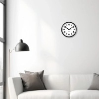 Часы настенные Troyka модель09, диаметр 225мм,  пластик 91900945